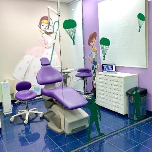 Toy Story themed dental treatment room