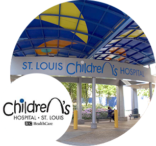 Children's Hospital in Saint Louis building and logo